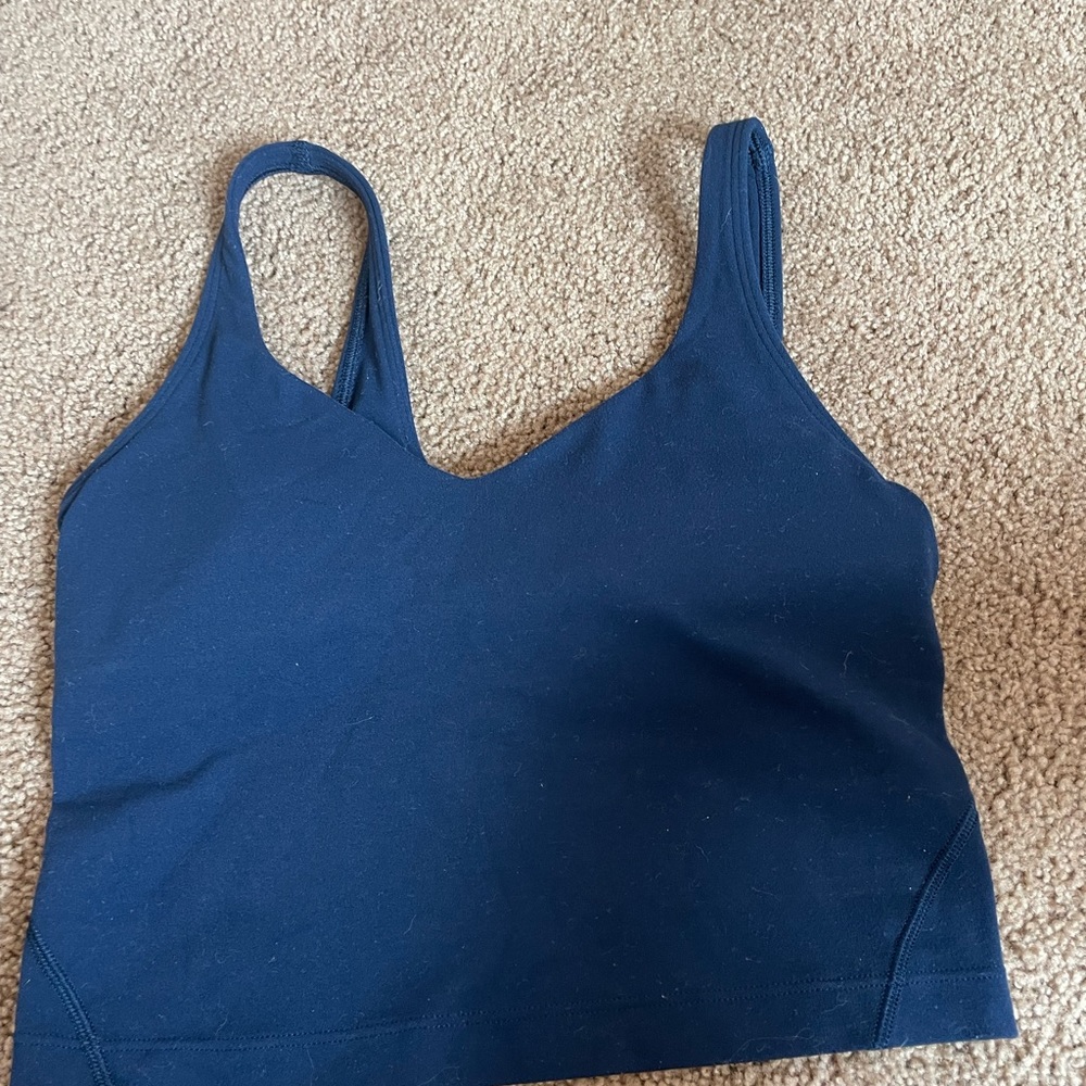 Lululemon navy blue align tank size 2